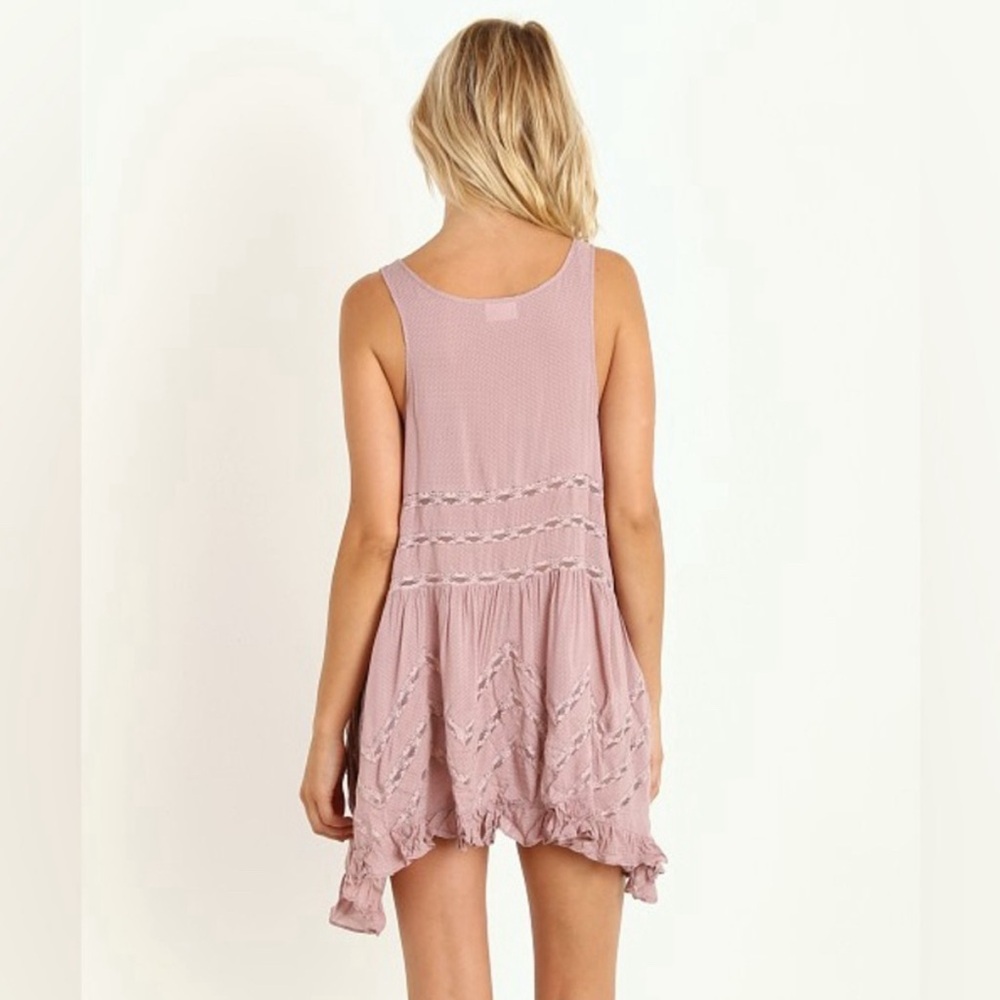 Intimately Free People Voile & Lace Trapeze Slip Dress - Picture 2 of 7
